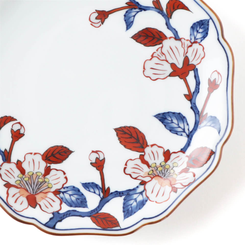 Prato Arita Ware Somenishiki Red (16,5cm)