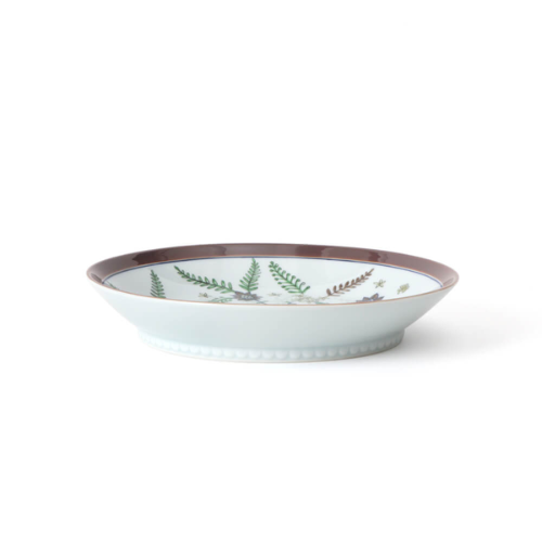 Prato Fundo Arita Ware Chita Nishiki no Hana to Chō (21,5cm)