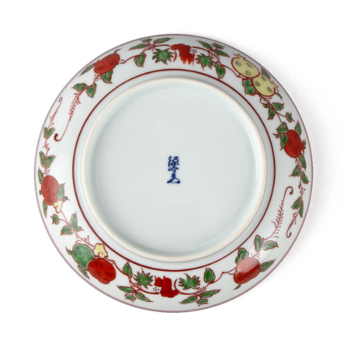 Prato Fundo Arita Ware Akae Zakuroe (19,5cm)