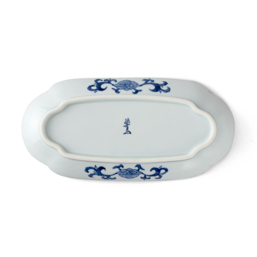 Prato Longo Arita Ware Romã Somenishiki (27,5 x 13,5)