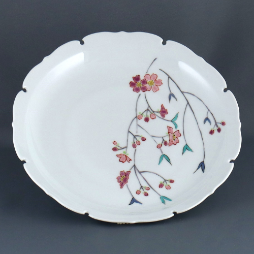 Prato Yukkiwa Arita Ware Shidare-Zakura (22cm)