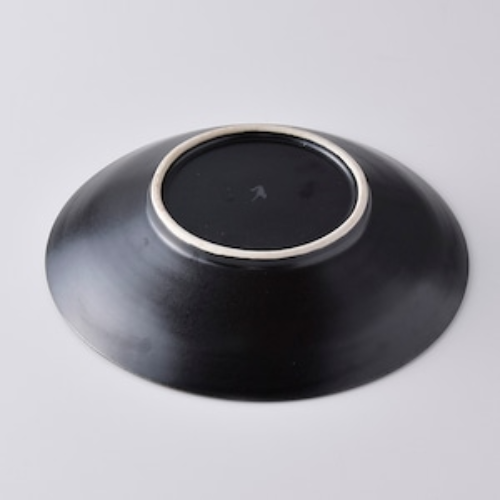 Prato Arita Ware Nori Pottery Kiln Kokuyōseki no Sabi (23,0cm)