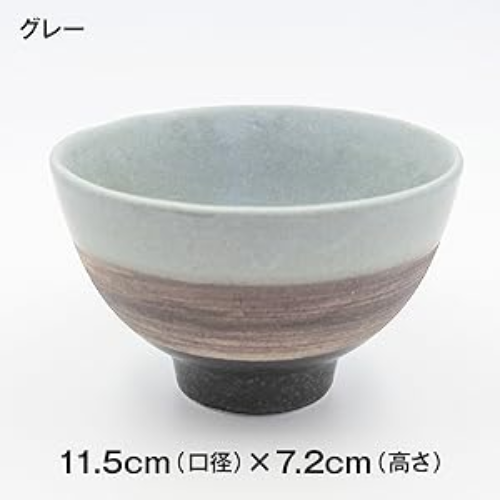 Tijela de Arroz de Cerâmica Mino Ware Estilo Nórdico (conjunto 2 unidades)