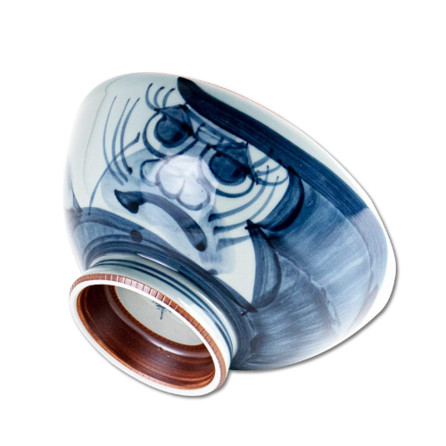 Tijela de arroz de cerâmica Arita com Pintura do Daruma