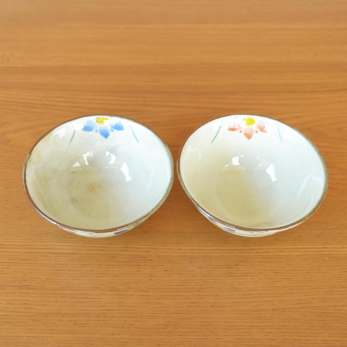 Tijela de arroz de cerâmica Arita Padrão Flor Hanarindo (Conjunto 2 unidades)