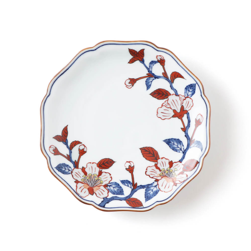 Prato Arita Ware Somenishiki Red (16,5cm)
