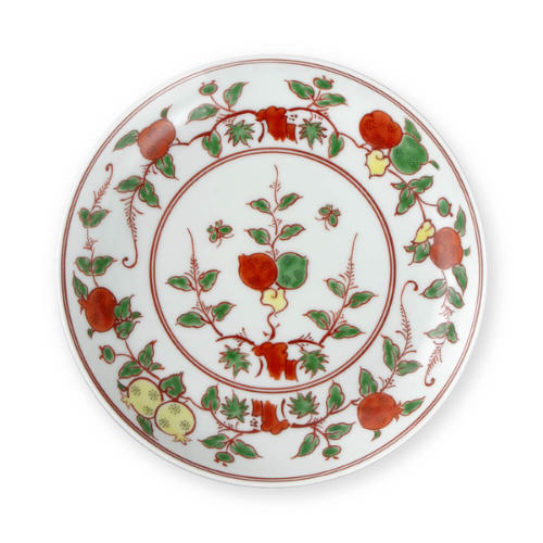 Prato Fundo Arita Ware Akae Zakuroe (19,5cm)