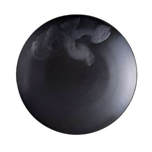 Prato Arita Ware Nori Pottery Kiln Kokuyōseki no Sabi (23,0cm)