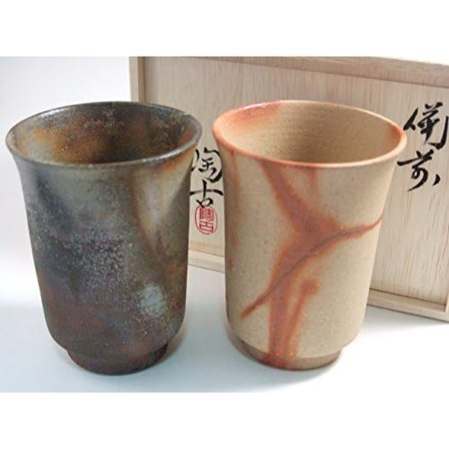 Canecas de Cerveja Bizen Ware Sengiri Konishi Tōko (2 peças)